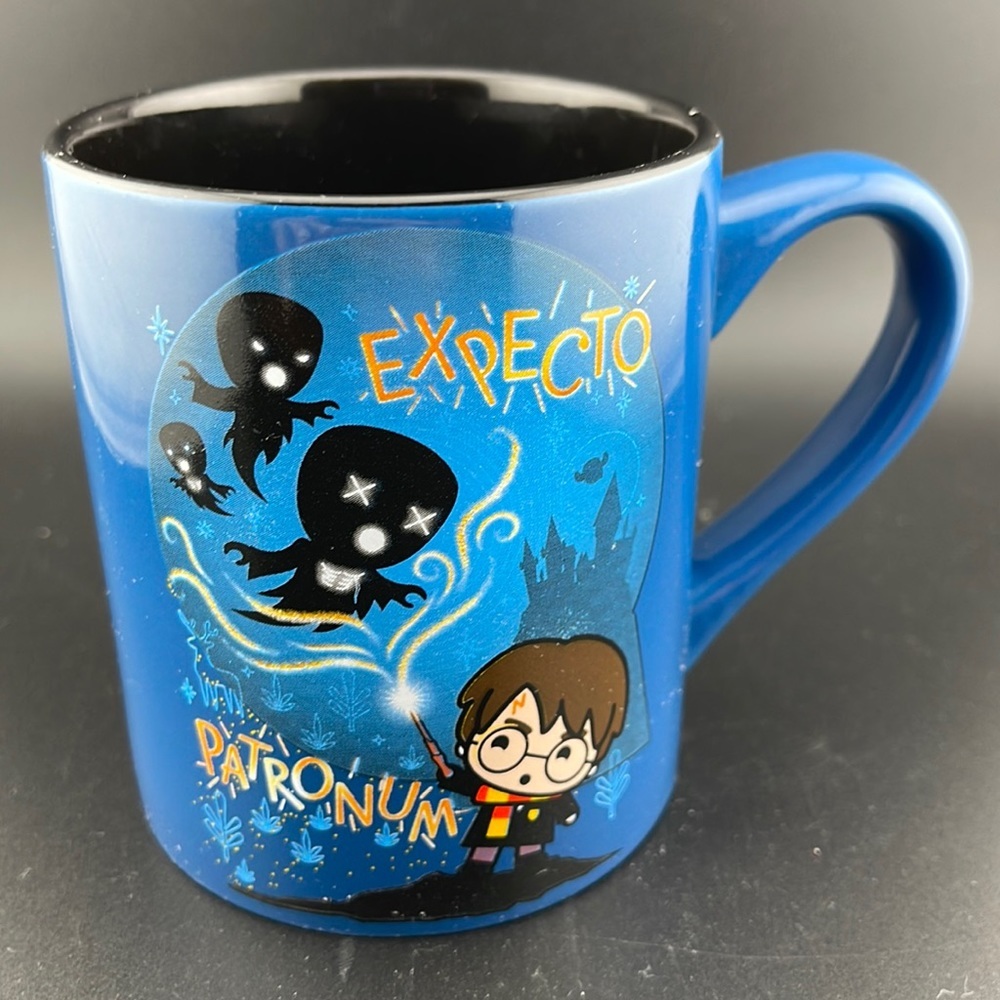 Harry Potter Expecto Patronum Blue Coffee/Tea 14 oz. Mug